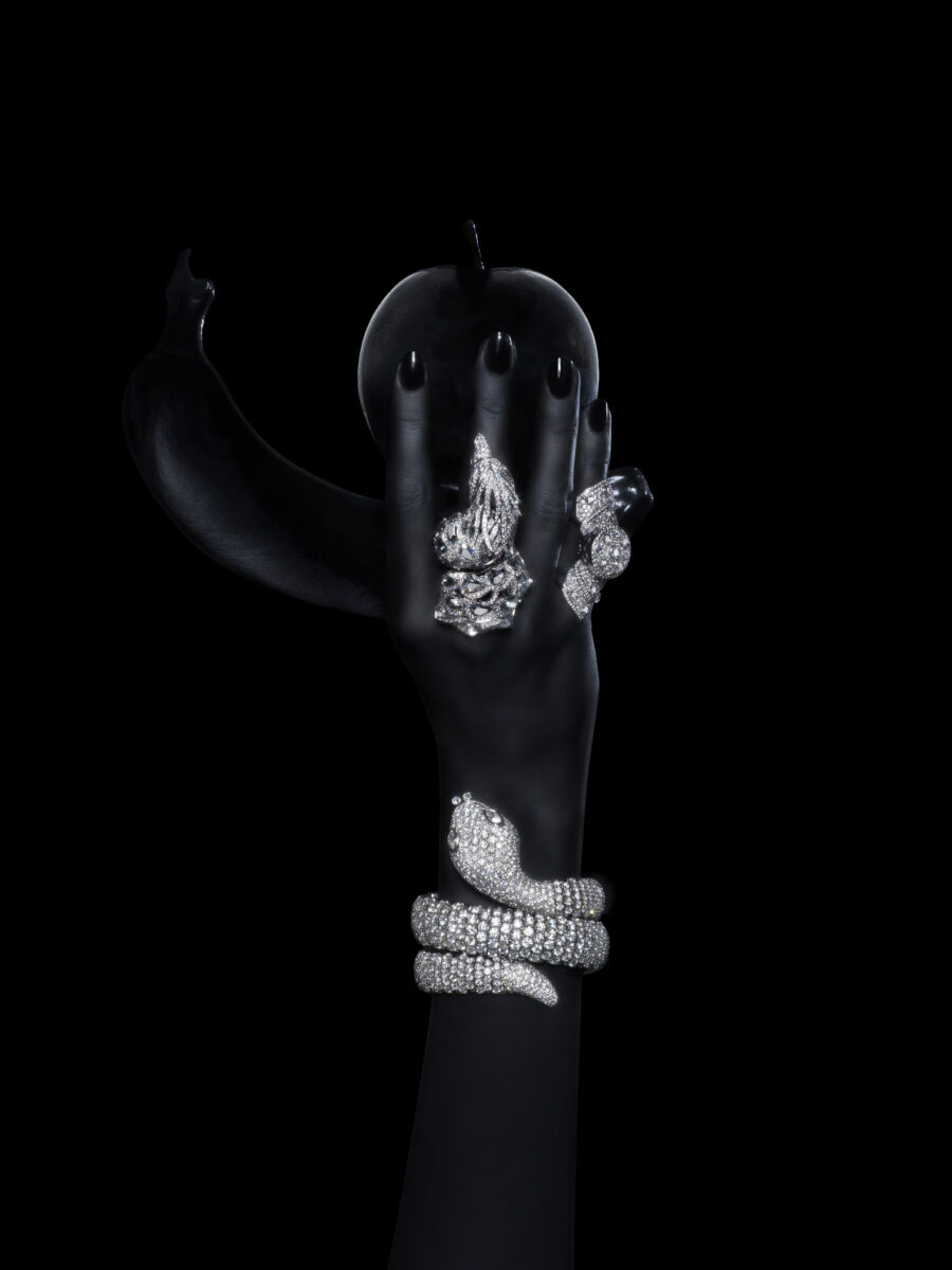 BRIGHTNESS DARK AND WHITE FRUIT N.05 — fotografia d'arte in edizione limitata di Andrea Piunti